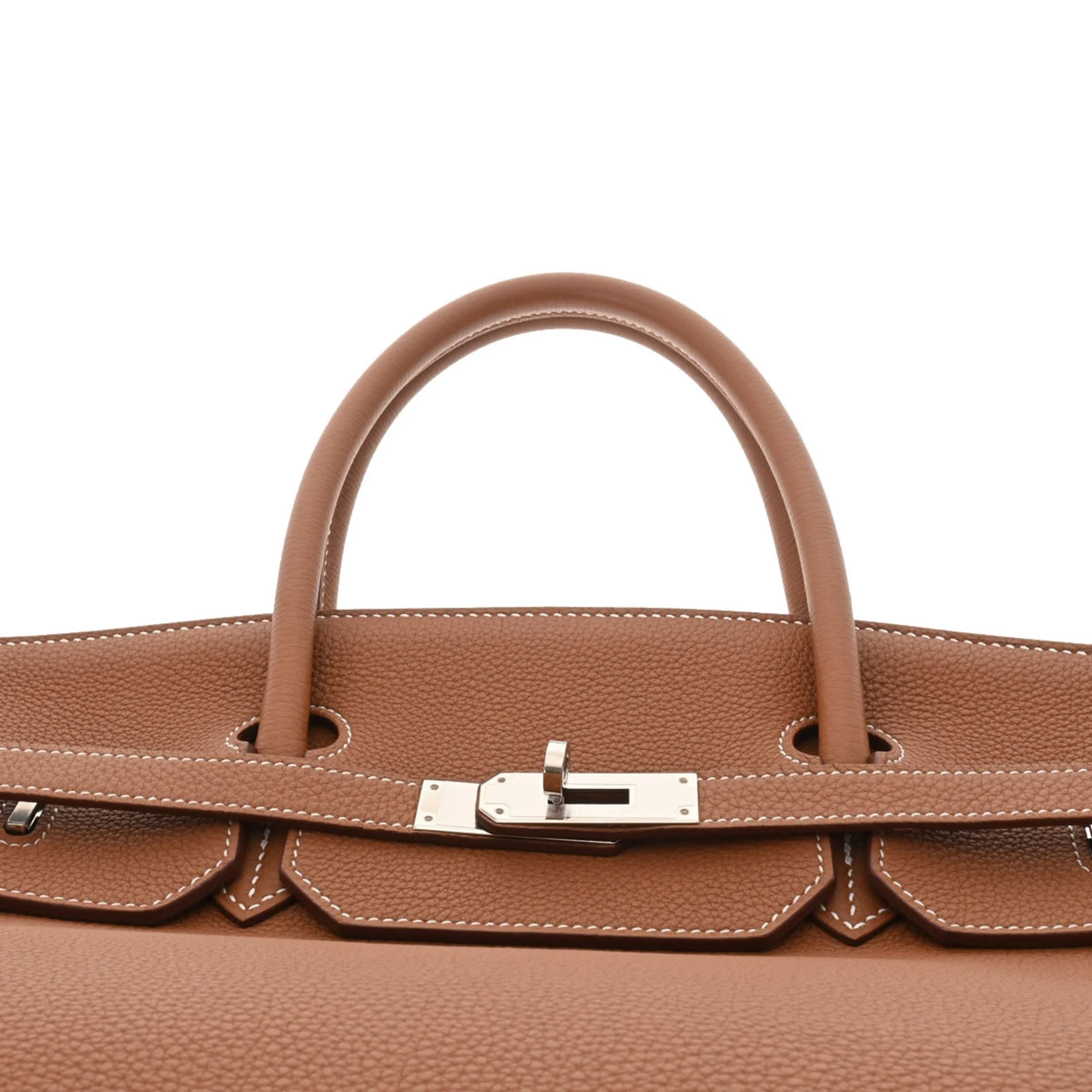 Pre-Owned HERMES Hermes Birkin 40 Gold Palladium Hardware Y Stamped (around 2020) Ladies Togo Handbag (Like New)