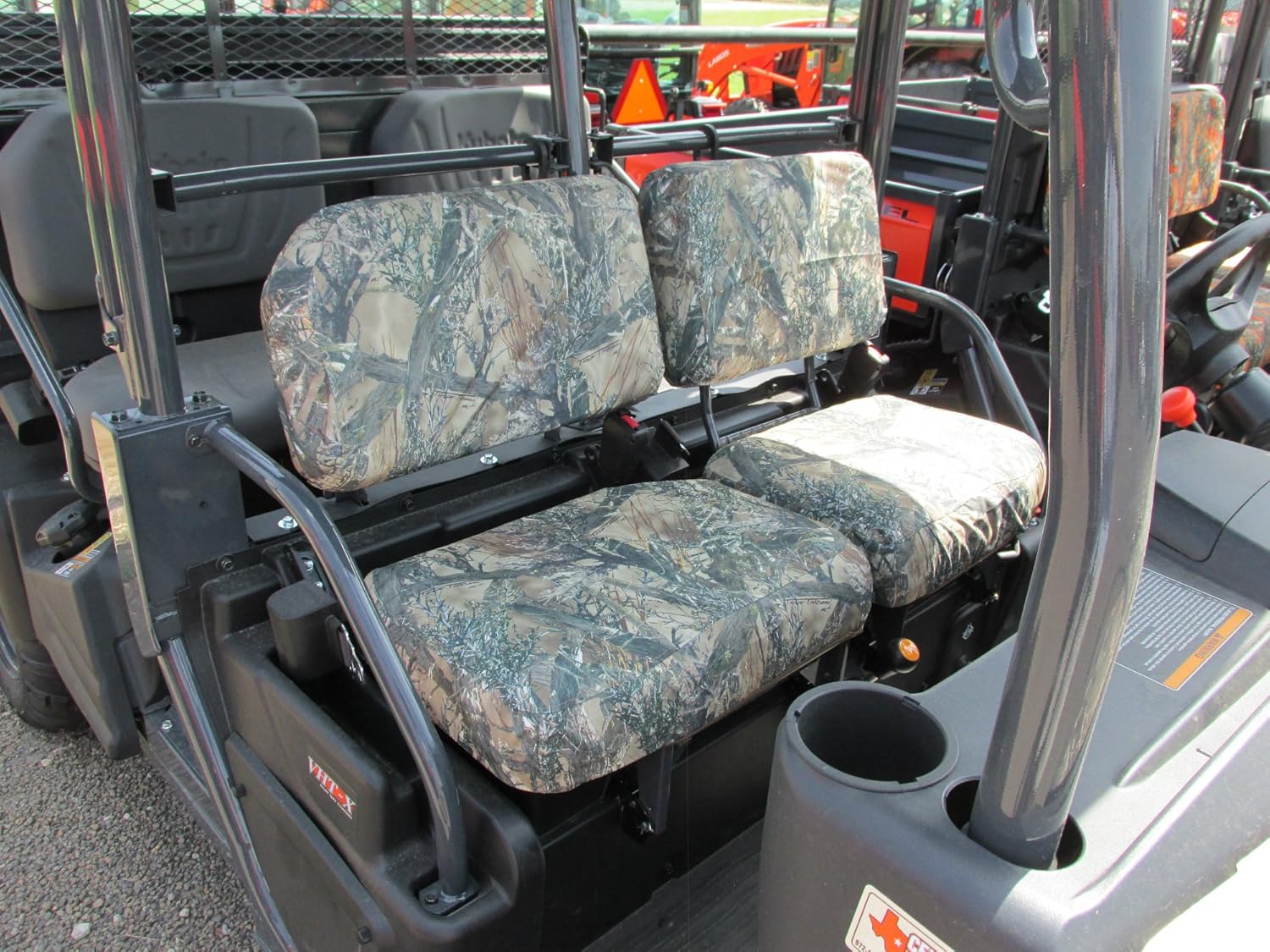 Durafit Seat Covers, for Kubota RTV X900, RTV X1100, RTV X1120D and 1140, Sidekick RTV XG850 New Models Seat Covers KU19 (X7 Gray Twill) Pack of 2