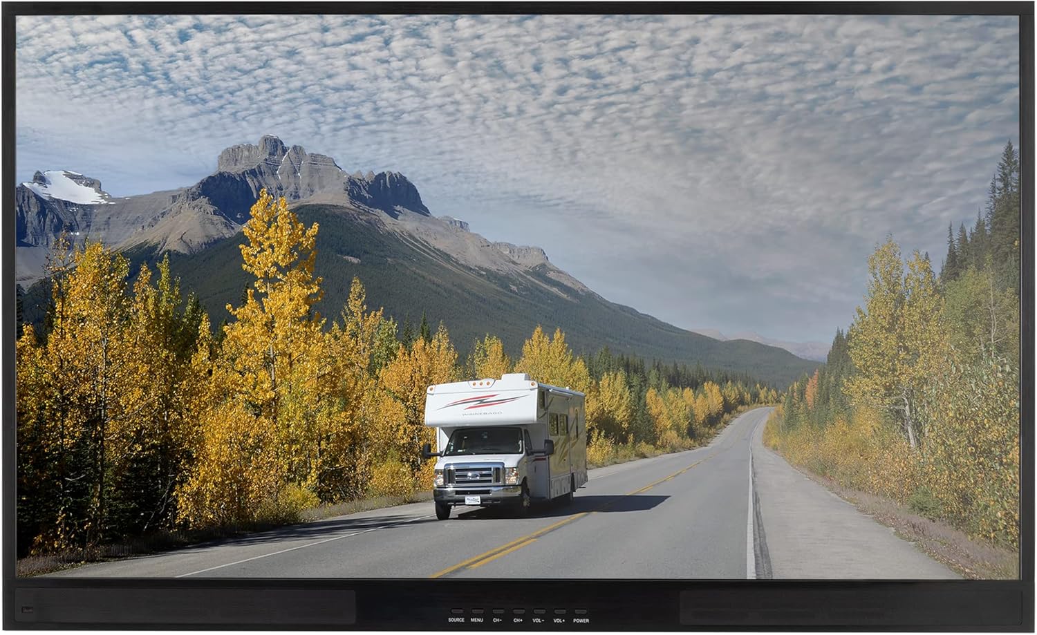 RecPro RV TV 40" Smart TV | 1080p HD | 12V DC | 2X HDMI Ports | Built-in Tuner for Local Stations