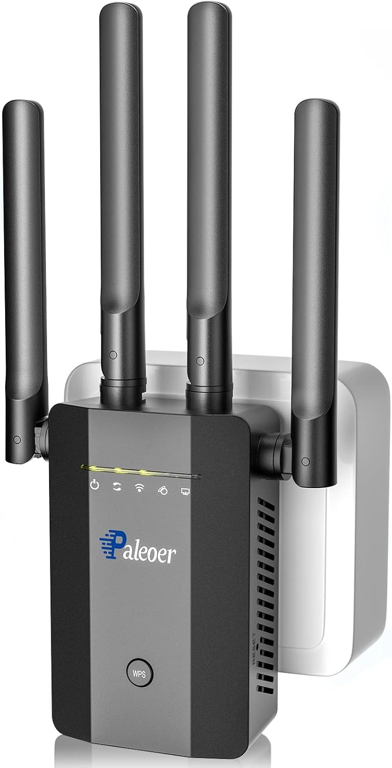 2022 WiFi Range Extender Signal Booster up to 8000sq.ft and 35 Devices, WiFi Repeater Internet Booster for Home, 1-Tap Setup, 5 Working Modes, Supports Ethernet Port, Access Point