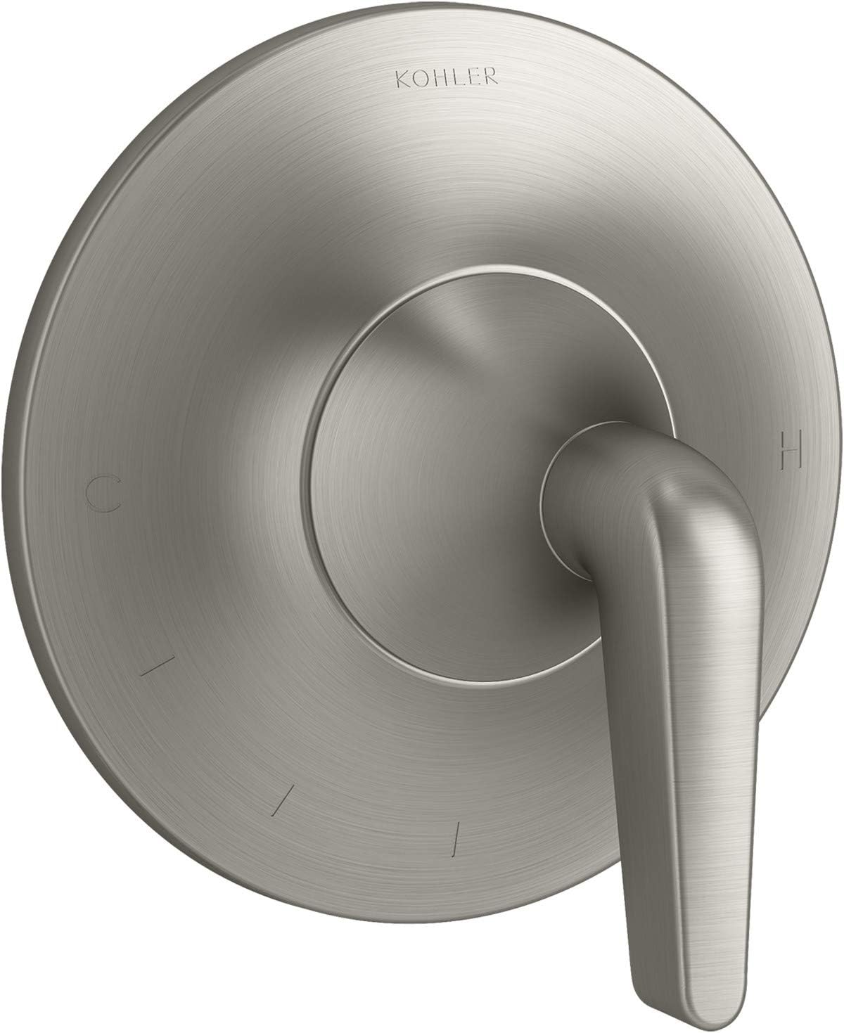 Kohler K-T22030-4-BN Kohler K-T22030-4 Tempered Single Function Thermostatic Valve Trim Only with Single Lever Handle - Less Rough In