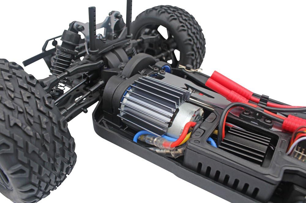 Redcat Racing Blackout XTE 1/10 Scale Electric Monster Truck with Waterproof Electronics, Red