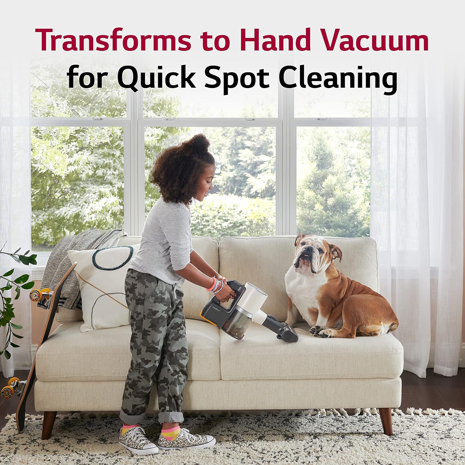 LG CordZero Auto Empty Cordless Stick Vacuum Cleaner Wet Mop All in One Tower, Extra Removable Battery, Up to 120 Min, Handheld, Powerful Suction, Hard Floor, Carpet, Car, Pet Hair, A939KBGS