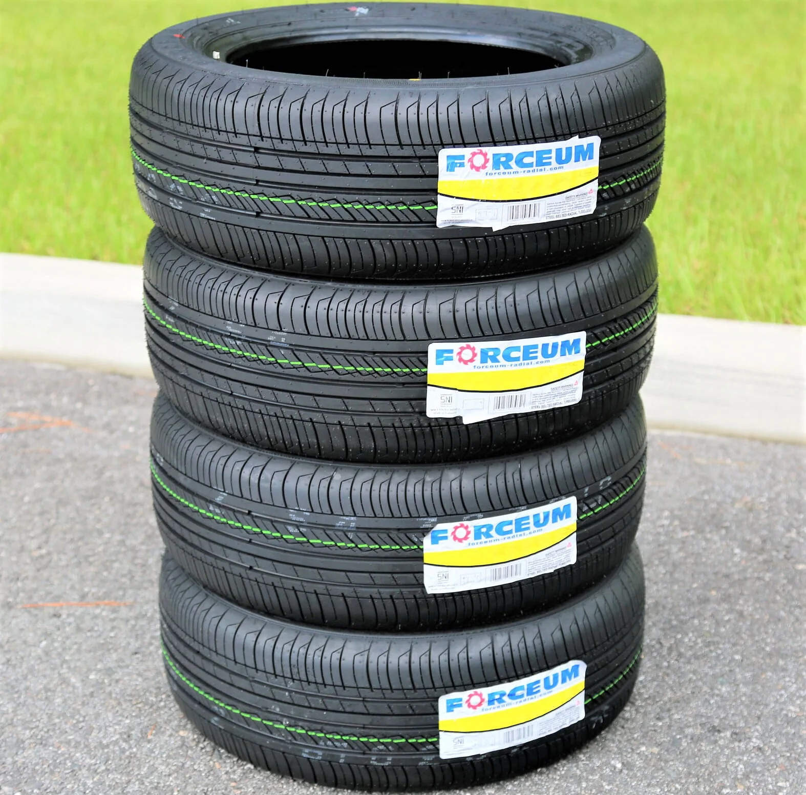 Set of 4 (FOUR) Forceum Ecosa 175/70R13 82H A/S All Season Tires