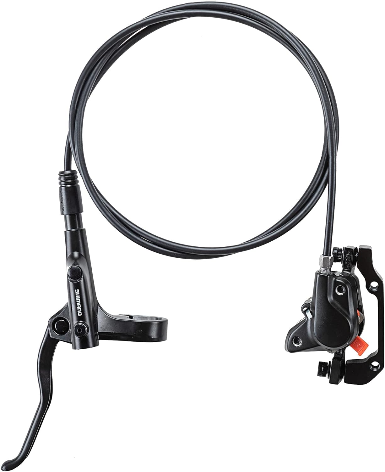 BUCKLOS Shimano MT200 MTB Hydraulic Disc Brake Set, Left Front 800mm Right Rear 1500mm Mountain Bike Hydraulic Disc Brake with Universal is/PM Caliper for MTB XC Trail, e-Bike, Fat Bike