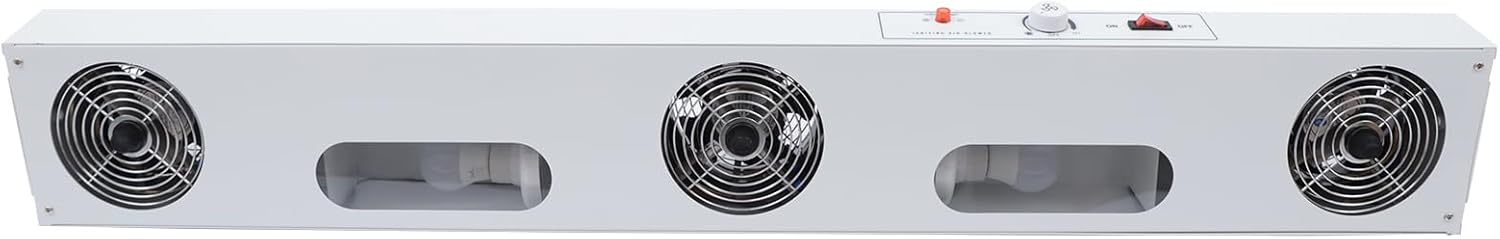 Ionizing Air Blower ESD Blowing Ionizer Static Elimination Ionic Drying Machine with 3 Fan Adjustable Angle Cleanroom Ionizer（1.39 m³/min 110v/60hz）
