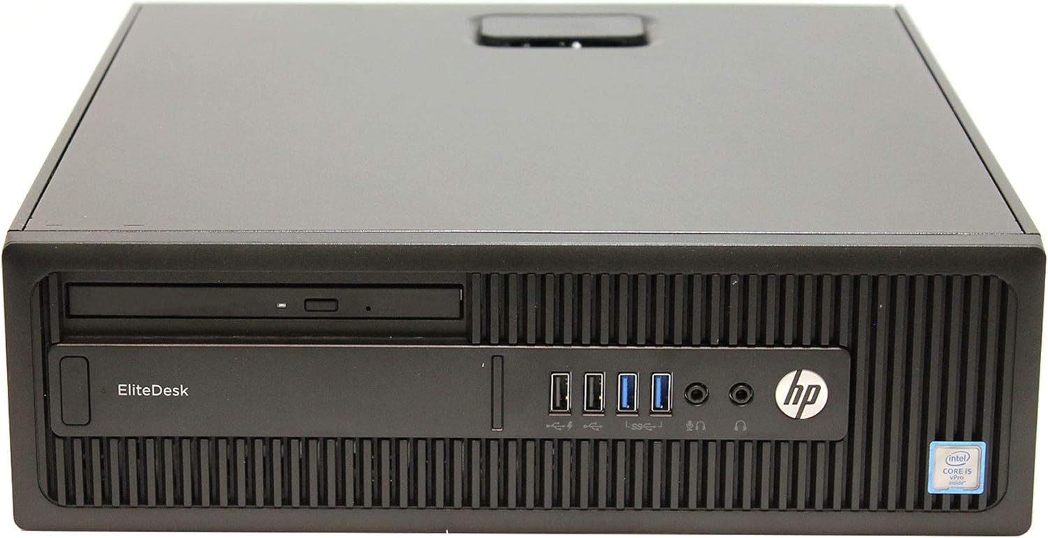 HP EliteDesk 800 G2 Business Desktop, Intel Core i7 6700 3.4Ghz, 32GB DDR4 RAM, 500GB Hard Drive, Windows 10 Pro (Renewed)