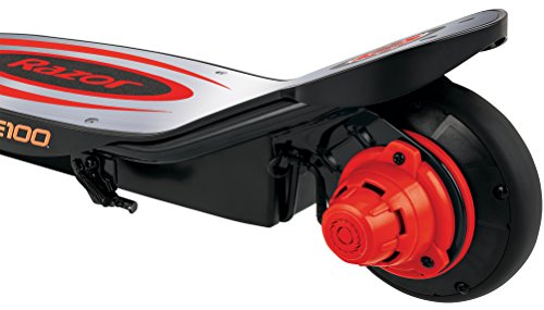 Razor Power Core E100 Electric Scooter - 100w Hub Motor, 8" Air-Filled Tire, Up to 11 mph and 60 min Ride Time, for Kids Ages 8 and Up