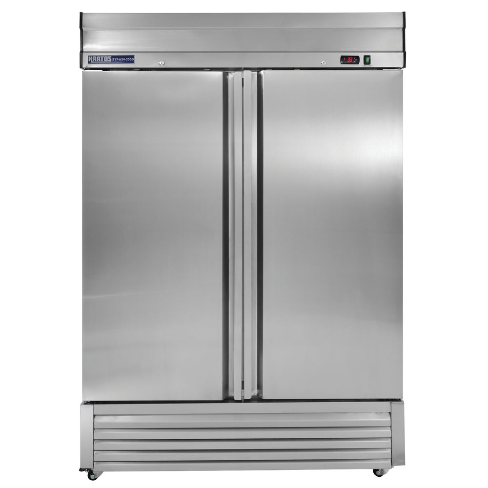 Kratos 69K-774 Commercial Two Door Reach-in Freezer, 46 Cu. Ft., 33 37/100"L x 54 3/25"W x 83 1/2"H