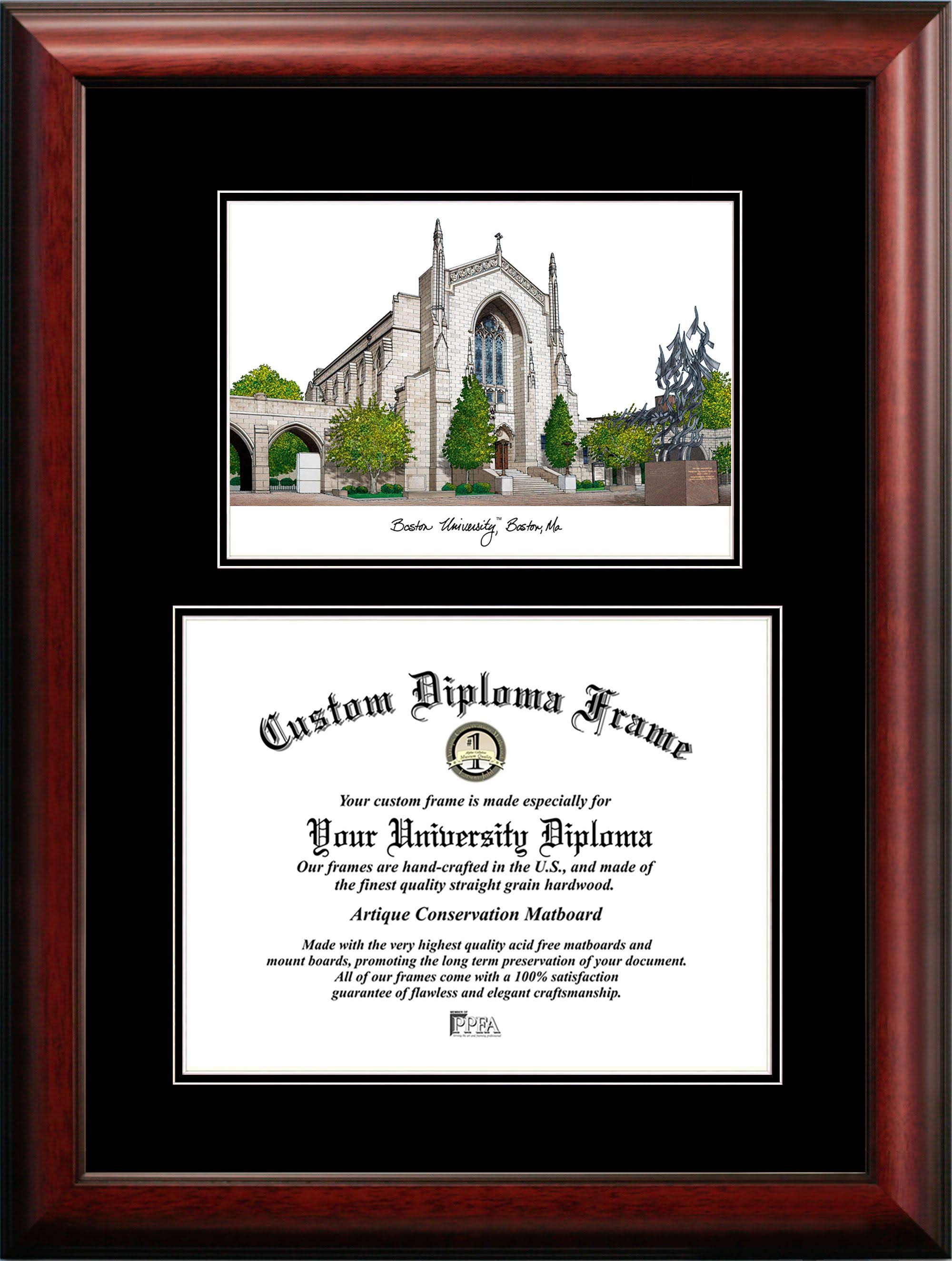 Campus Images Boston University Diplomate 14W x 11H Diplomate Diploma Frame MA993D-1411