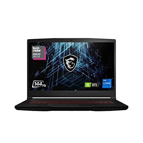 MSI Thin A15 15.6” 144Hz FHD Gaming Laptop: Ryzen 7-7735HS, NVIDIA Geforce RTX 4050, 16GB DDR5, 512GB NVMe SSD, Cooler Boost 5, Win 11: Black B7VE-214US