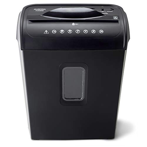 Aurora AU1225MA High-Security 12-Sheet Micro-Cut Paper and CD/Credit Card Shredder/ 5-Gallon Pullout Basket/40 Minutes Run Time