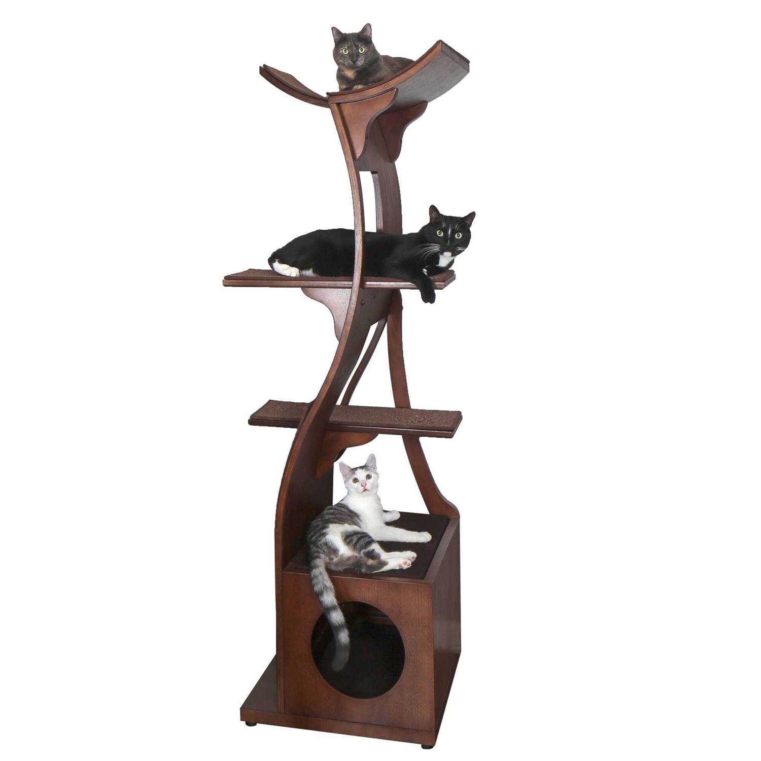 The Refined Feline Lotus Tower Cat Tree - Pet Supplies online store