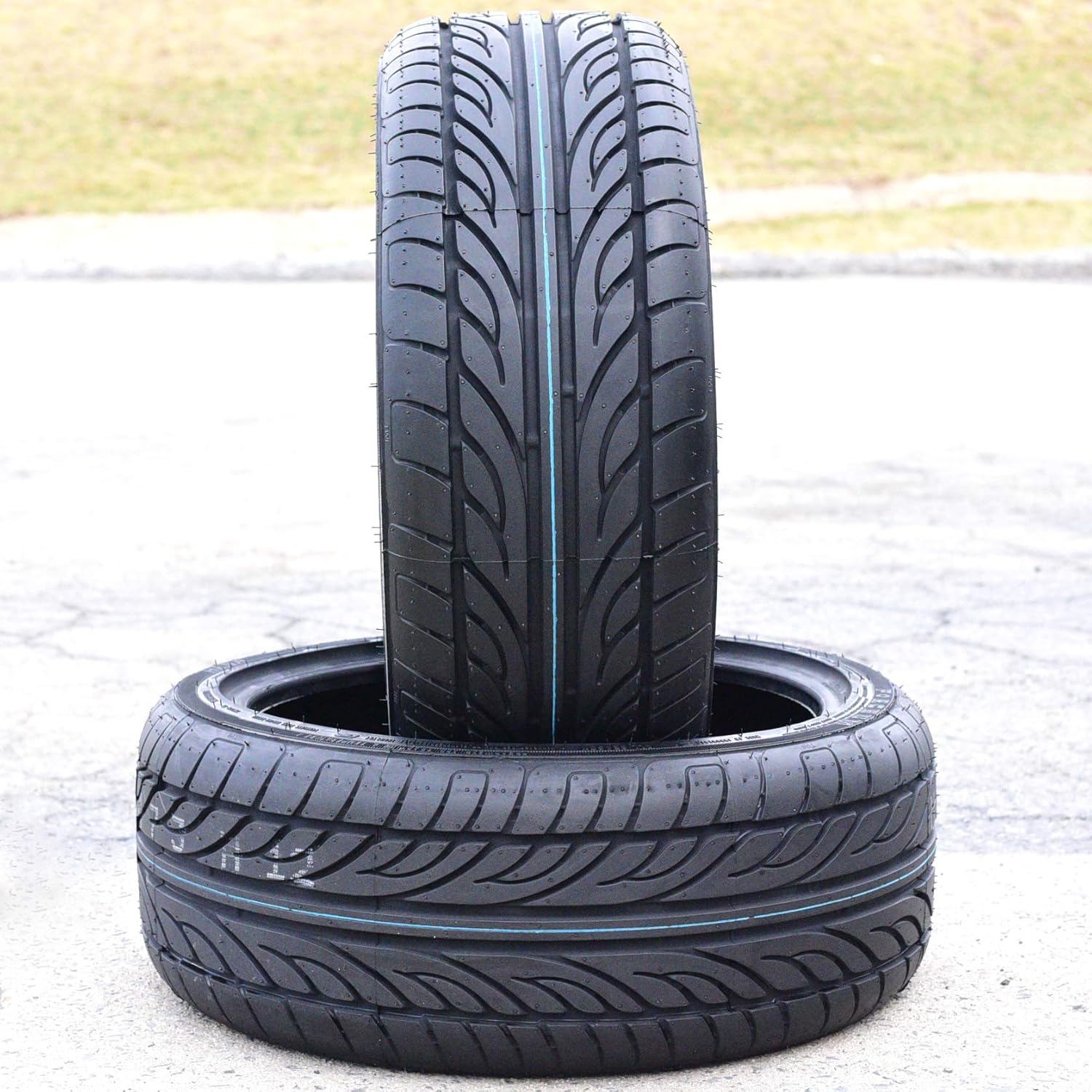 Set of 2 (TWO) Forceum Hena All-Season High Performance Radial Tires-245/40R17 245/40ZR17 245/40/17 245/40-17 95W Load Range XL 4-Ply BSW Black Side Wall