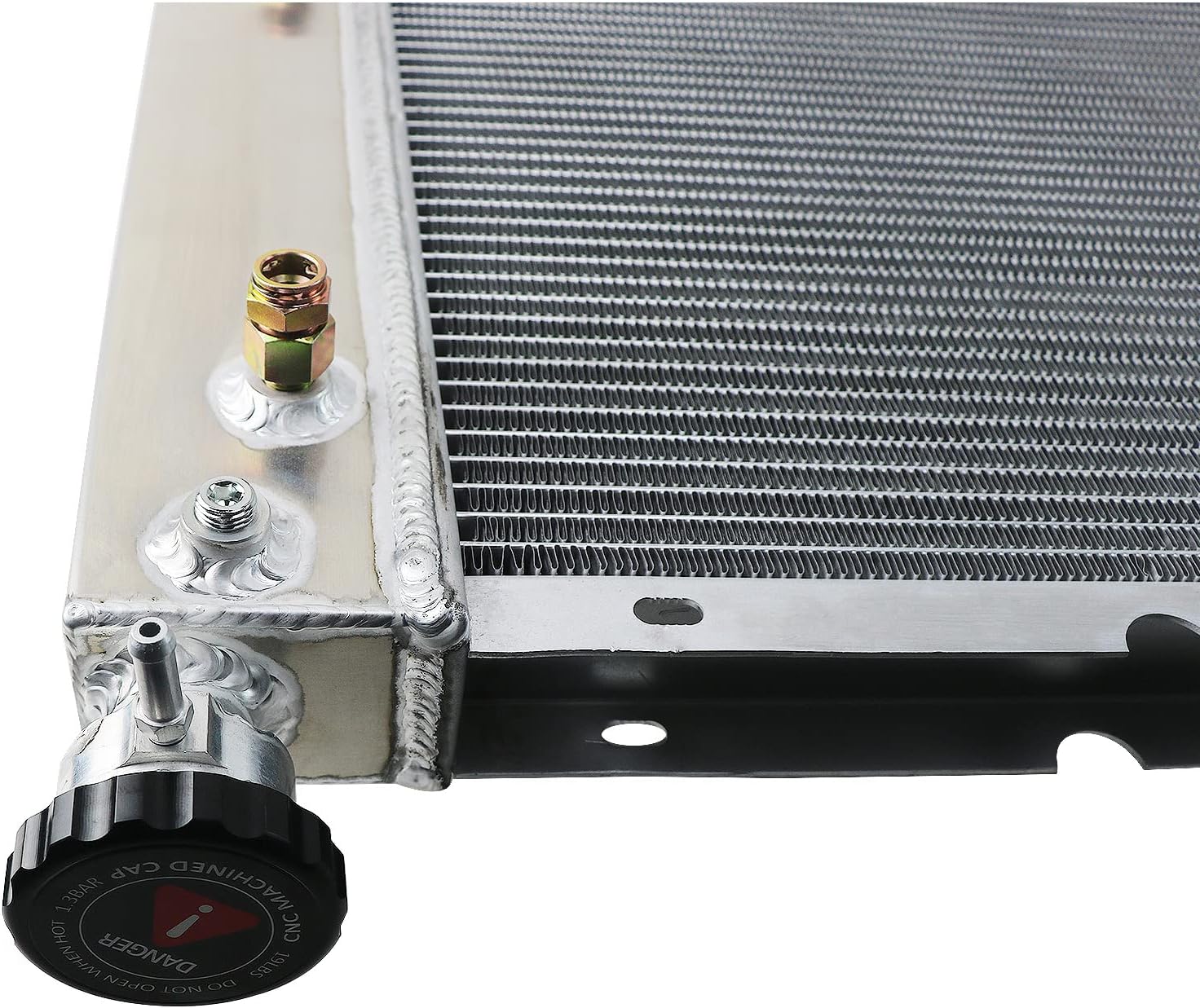 RadBuild 4 Row Aluminum Radiator Fit 94-99 Chevy GMC C/K 1500 2500 3500 5.7L-7.4L V8