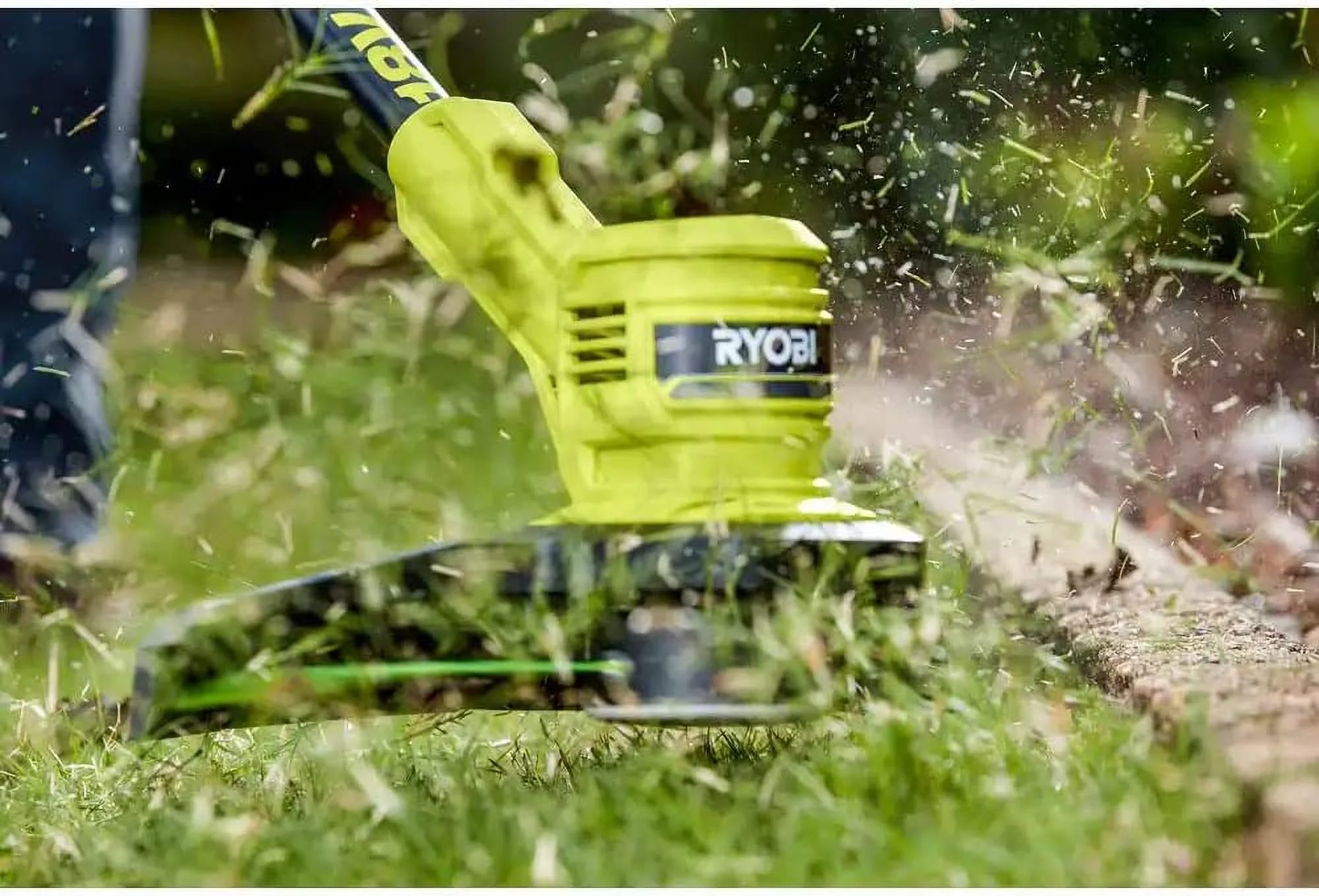 ONE+ HP 18V Brushless 13 in. Cordless Battery String Trimmer with 4.0 Ah Battery and Charger