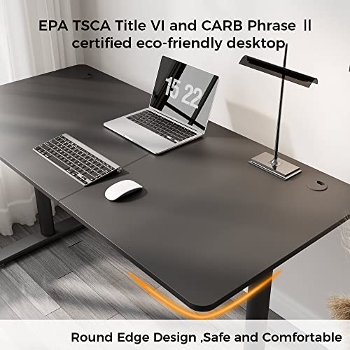 It's_Organized Gaming Desk, 47 Inches Gaming Computer Desk PC Gaming Table Gamer Desk Laptop Workstation,Free Mouse Pad for Home Office Gaming,Black