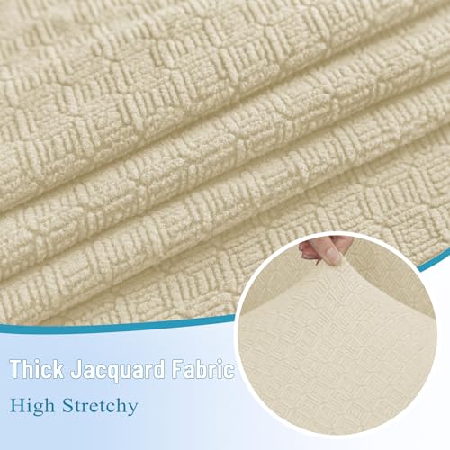 HDCAXKJ Waterproof Sectional Couch Cushion Covers 11 Pieces Stretch Jacquard L Shaped Corner Sofa Slipcover Back Cover Soft Sofa Seat Cushion Covers for Dogs Pet (5 Seater and 6 Backrest, Dark Gray)