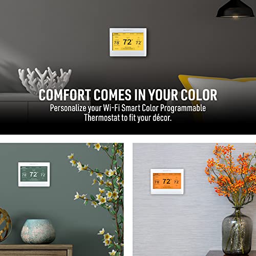 Honeywell Home RTH9585WF Wi-Fi Smart Color Thermostat, 7 Day Programmable, Touch Screen, Energy Star, Alexa Ready, C-Wire Required, Not Compatible with Line Volt Heating Gray
