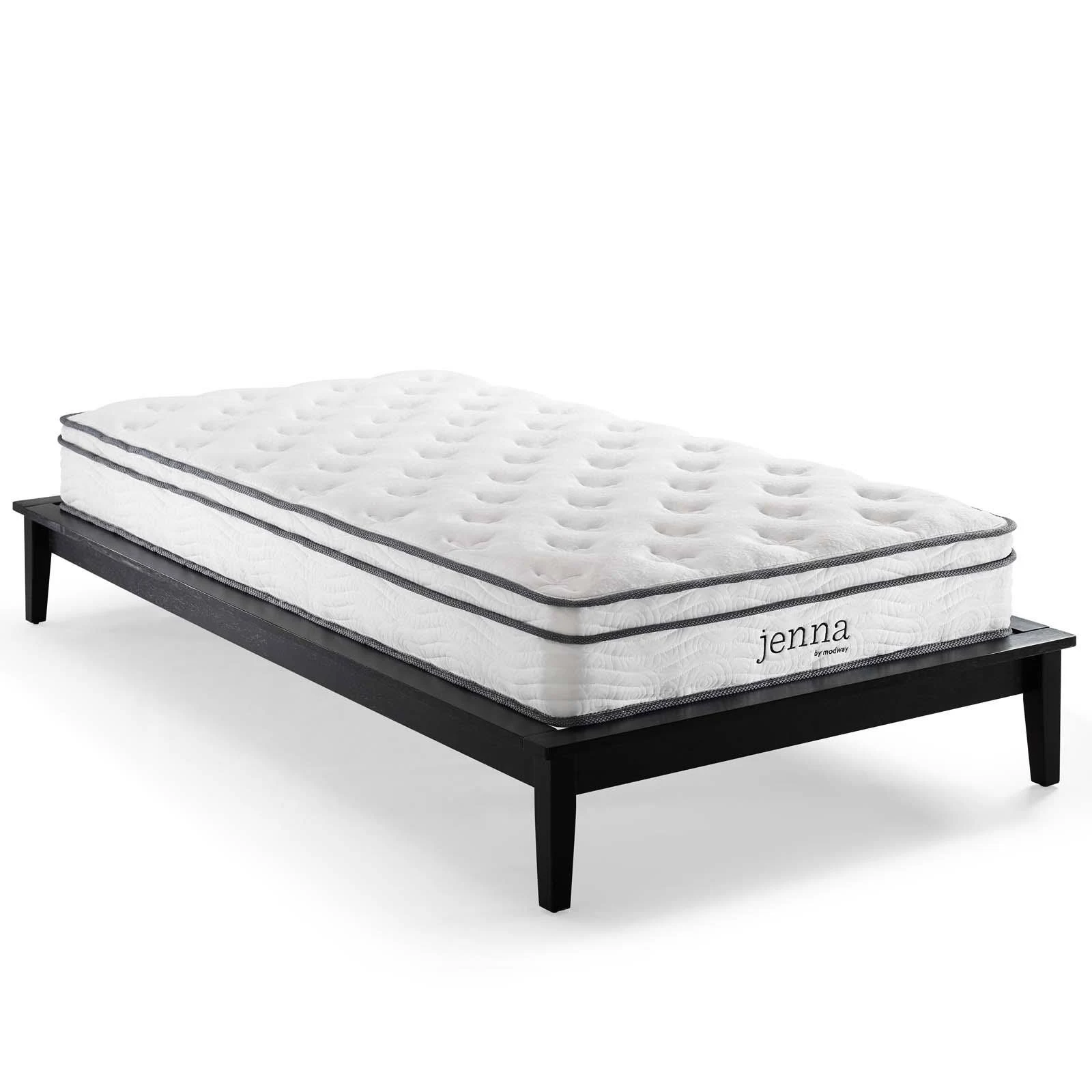 Modway Jenna 8x22 Twin Innerspring Mattress - White