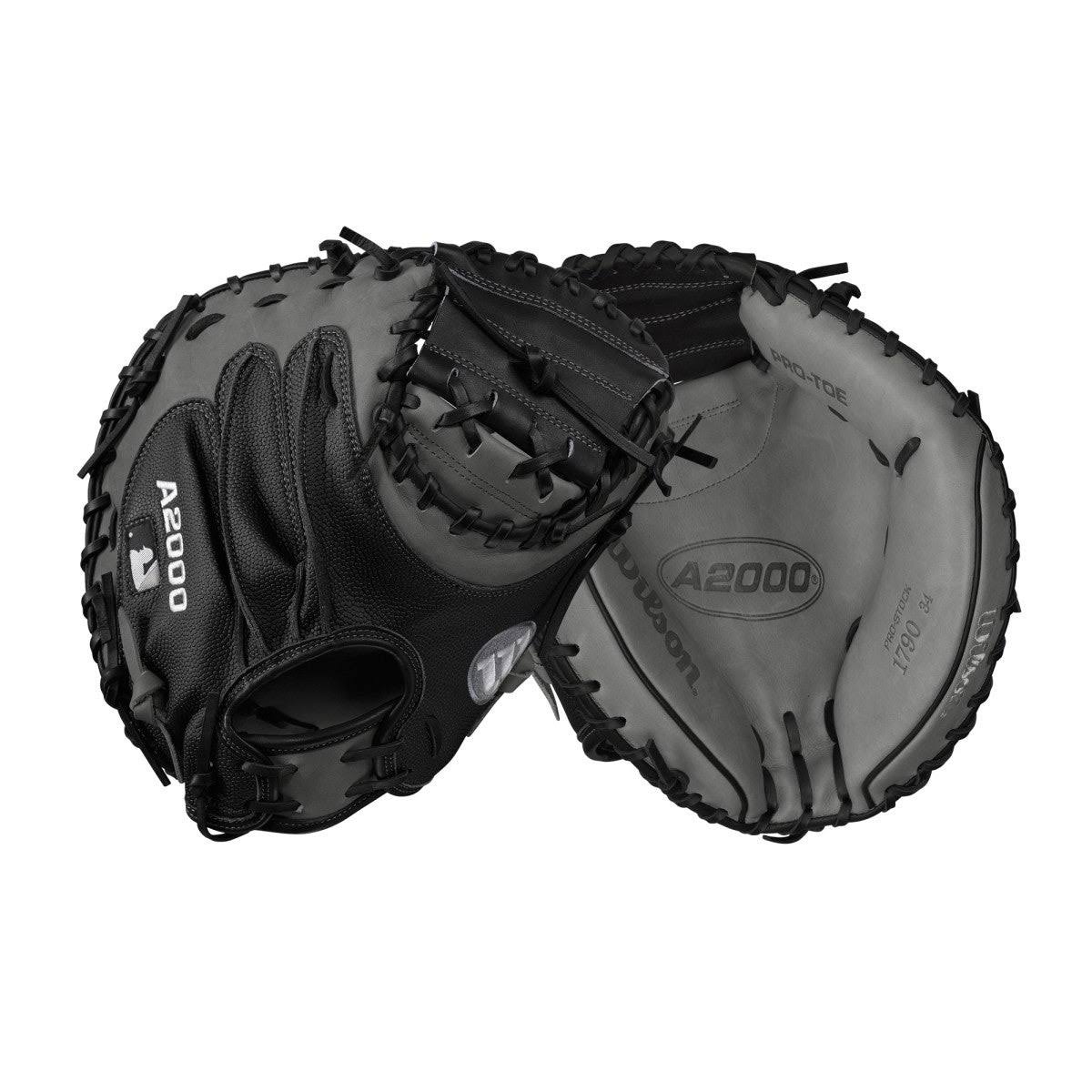 Wilson A2000 1790 SuperSkin 34x22 Baseball Catcher&s Mitt