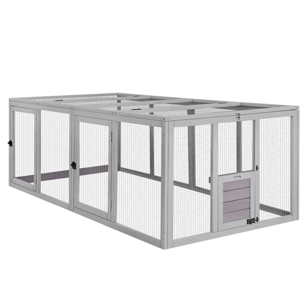 aivituvin Chicken Coop Extension Run Combine with AIR45 Air59 Air66 Air67 Air69 AIR60 - Pet Supplies online store