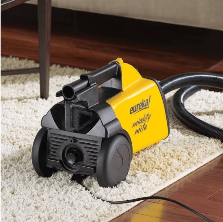 Eureka Mighty Mite Canister Vacuum, Yellow/Black 3670g