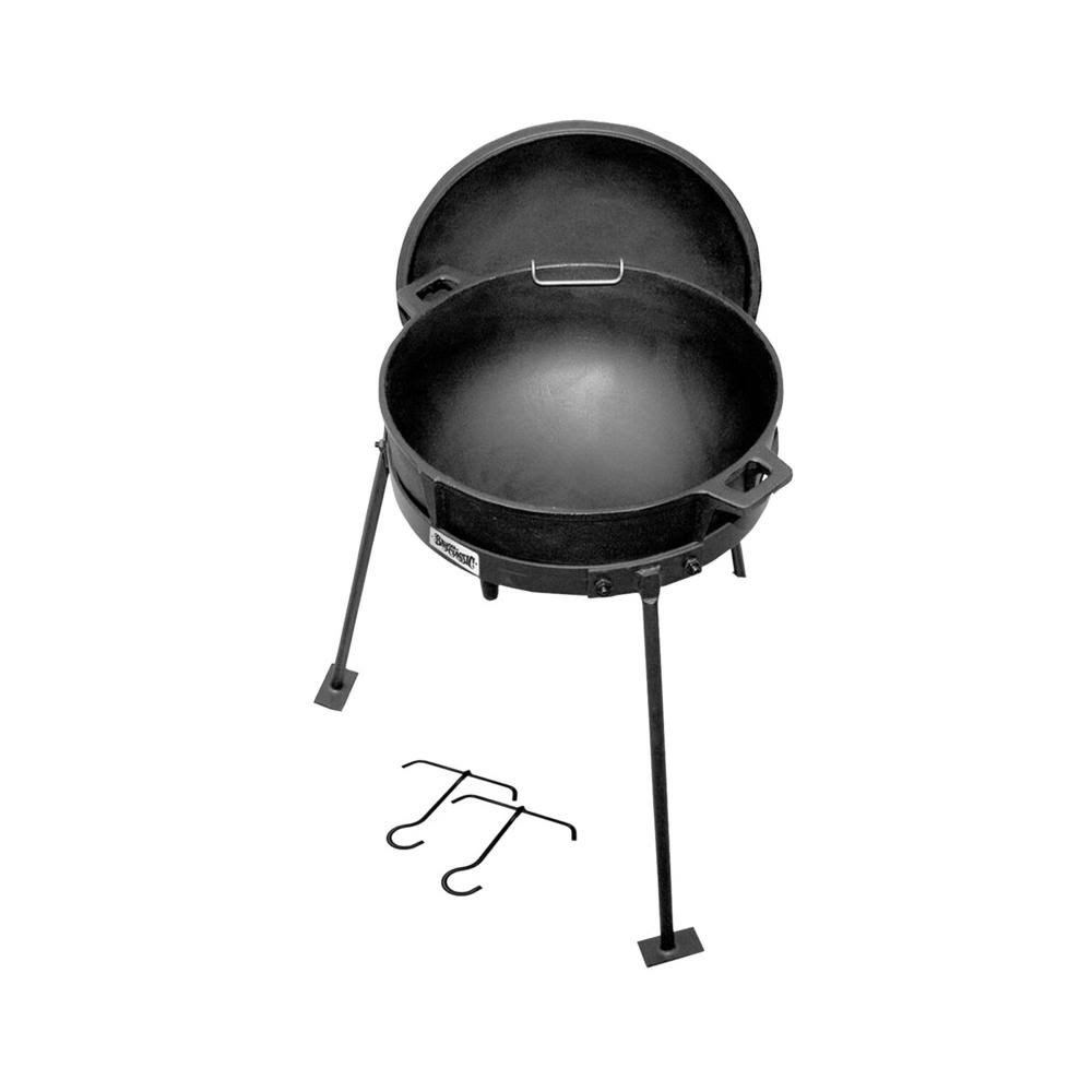 Bayou Classic Ci7010 Kettle with Cast Iron Lid, 10 Gallon