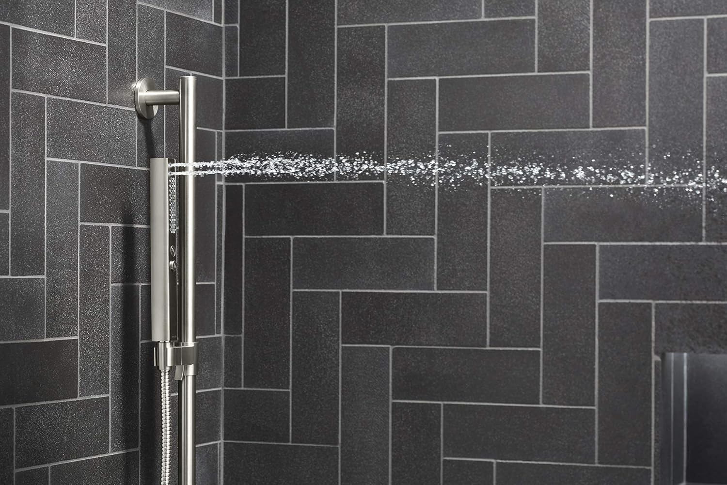 Kohler K-21336-2MB Shift+ Square Handshower, Vibrant Brushed Moderne Brass