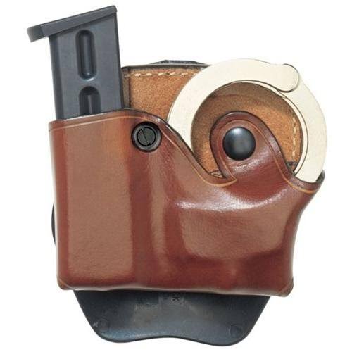 Aker Leather - 519 D.M.S. Combo Mag and Handcuff Case - A519TPLU-3