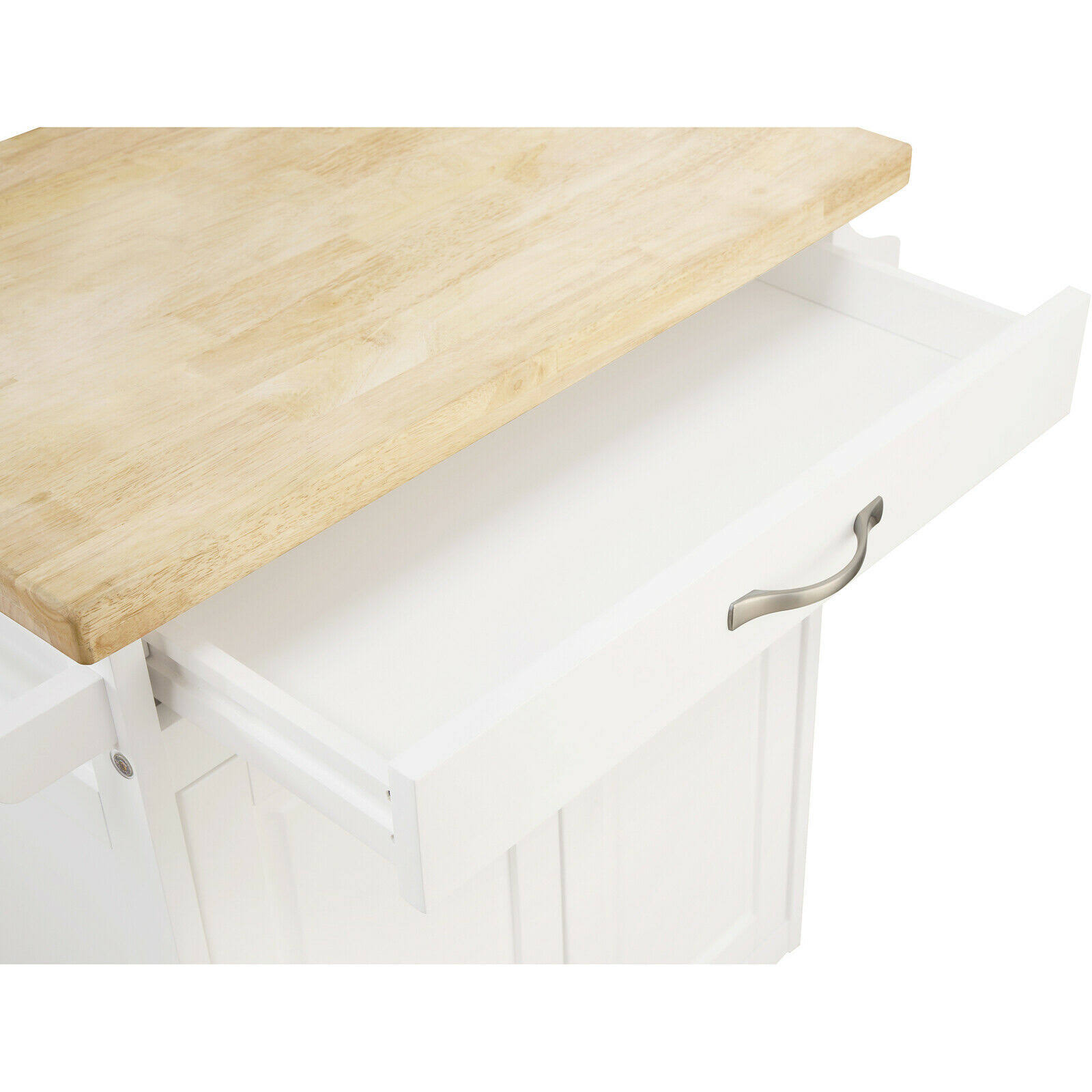 Mainstays Kitchen Island Cart, White