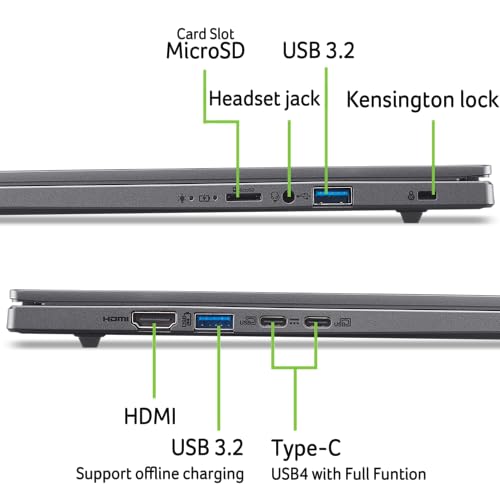 Acer Swift 14 AI Copilot+ PC | 14.5" 2.5K 120Hz Display | Unlock AI Experiences | Snapdragon X Plus 10-Core Processor | 16GB LPDDR5X | 1TB Gen 4 SSD | Wi-Fi 7 | Windows 11 Home | SF14-11-X128