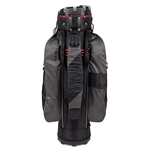 Founders Club Premium Cart Bag with 14 Way Organizer Divider Top
