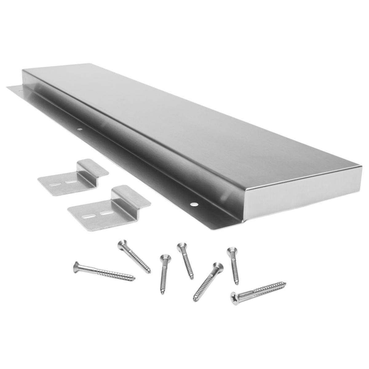 Whirlpool W10655450 Slide-in Stainless Steel Backsplash