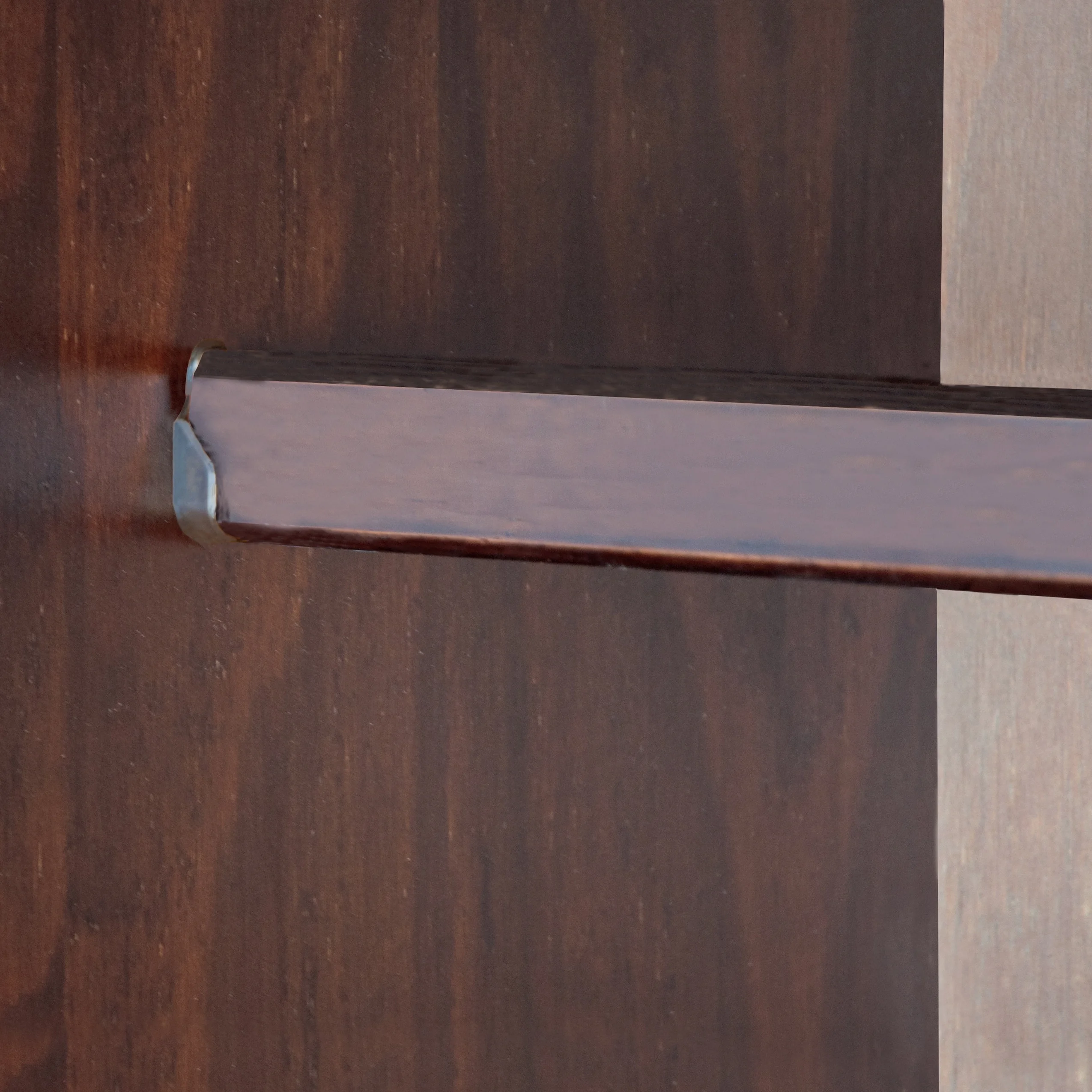Copper Grove Palace Imports 100% Solid Wood Flexible Wardrobe Armoire with Metal or Wooden Knobs Mocha
