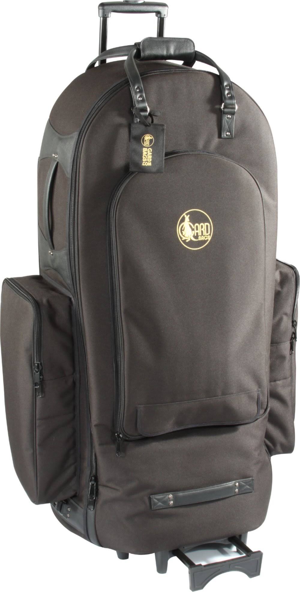 Gard 4/4 Large Frame Tuba Wheelie Bag 64-WBFSK Black Synthetic w/ Leather Trim