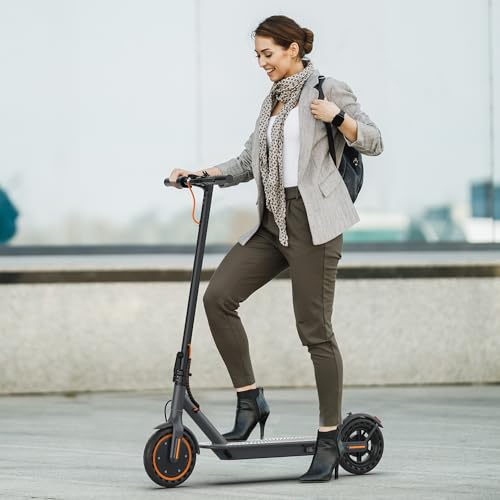 VOLPAM Electric Scooter, 350W/500W, 8.5/10 Tires, 12/21/28 Miles Range, 16/19/22Mph, Folding E-Scooter with Dual Braking