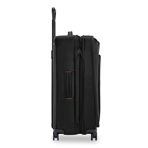 Briggs & Riley Domestic 22" Carry On Expandable Spinner - Luggage for Travel, Suitcases with Wheels, Softside Rolling Bag for Men & Women, Self-Repairing Zipper - ZDX Collection, Hunter