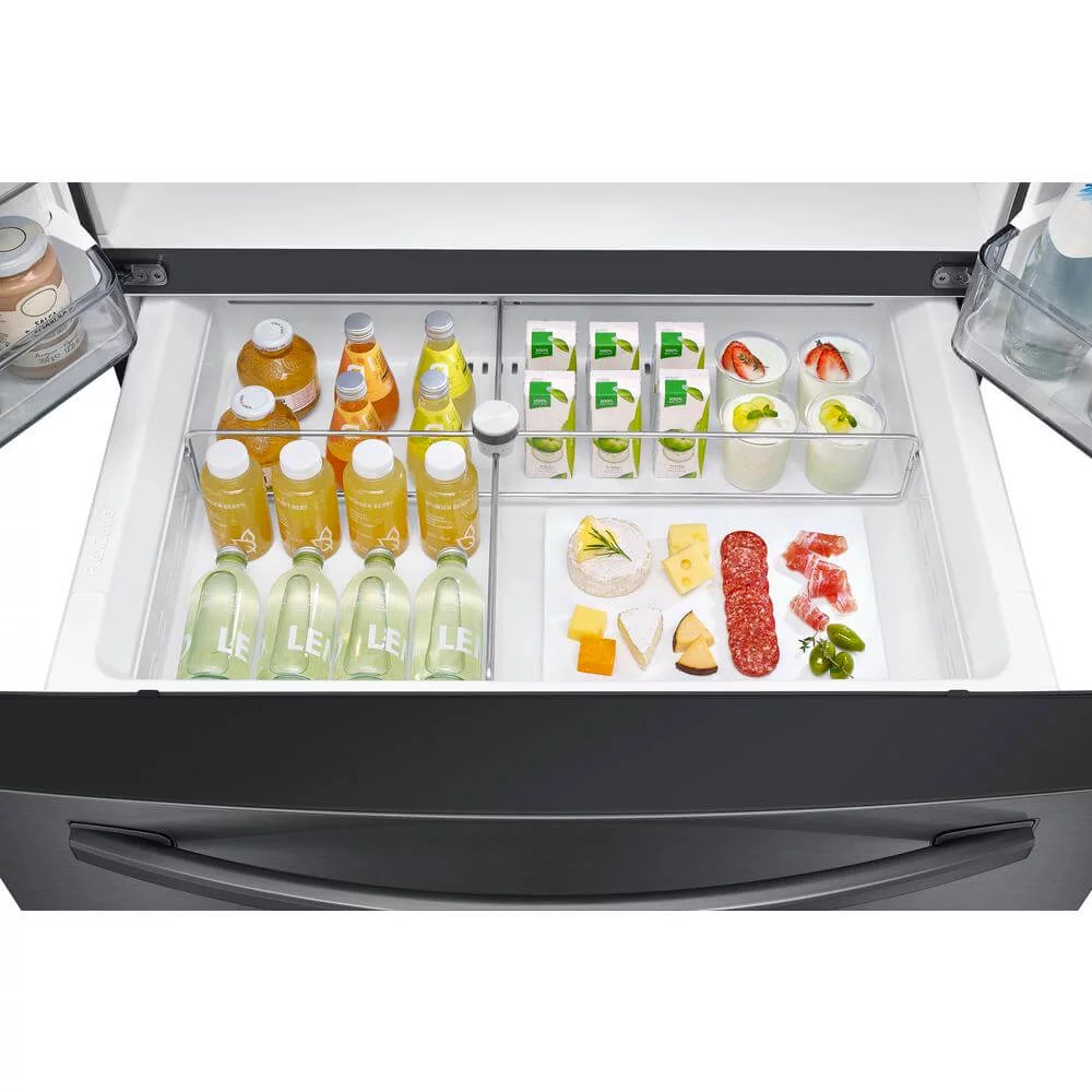 Samsung RF28R7201SG 28 Cu. Ft. Black Stainless 4-Door French Door Refrigerator