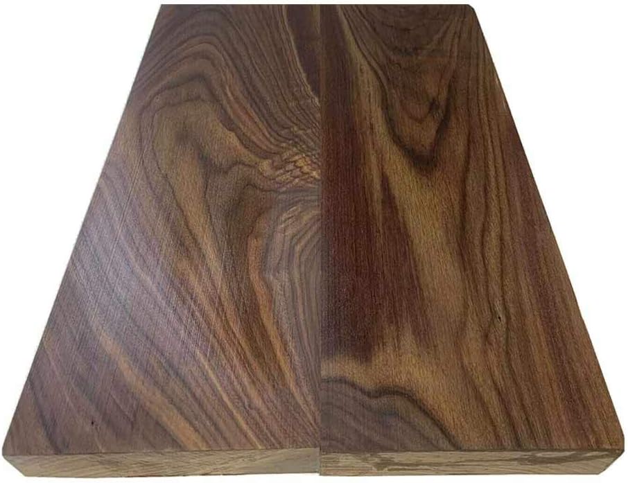 Explorer Electric Guitar Body Blank Wood, Variety of Luthier Wood to Choose From (Figured Walnut)