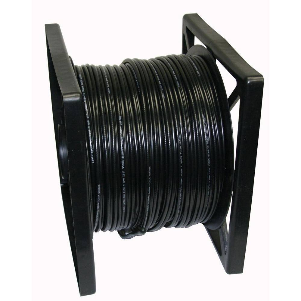 SPT 500 ft. RG59 Coaxial Cable with Power Cable in Black