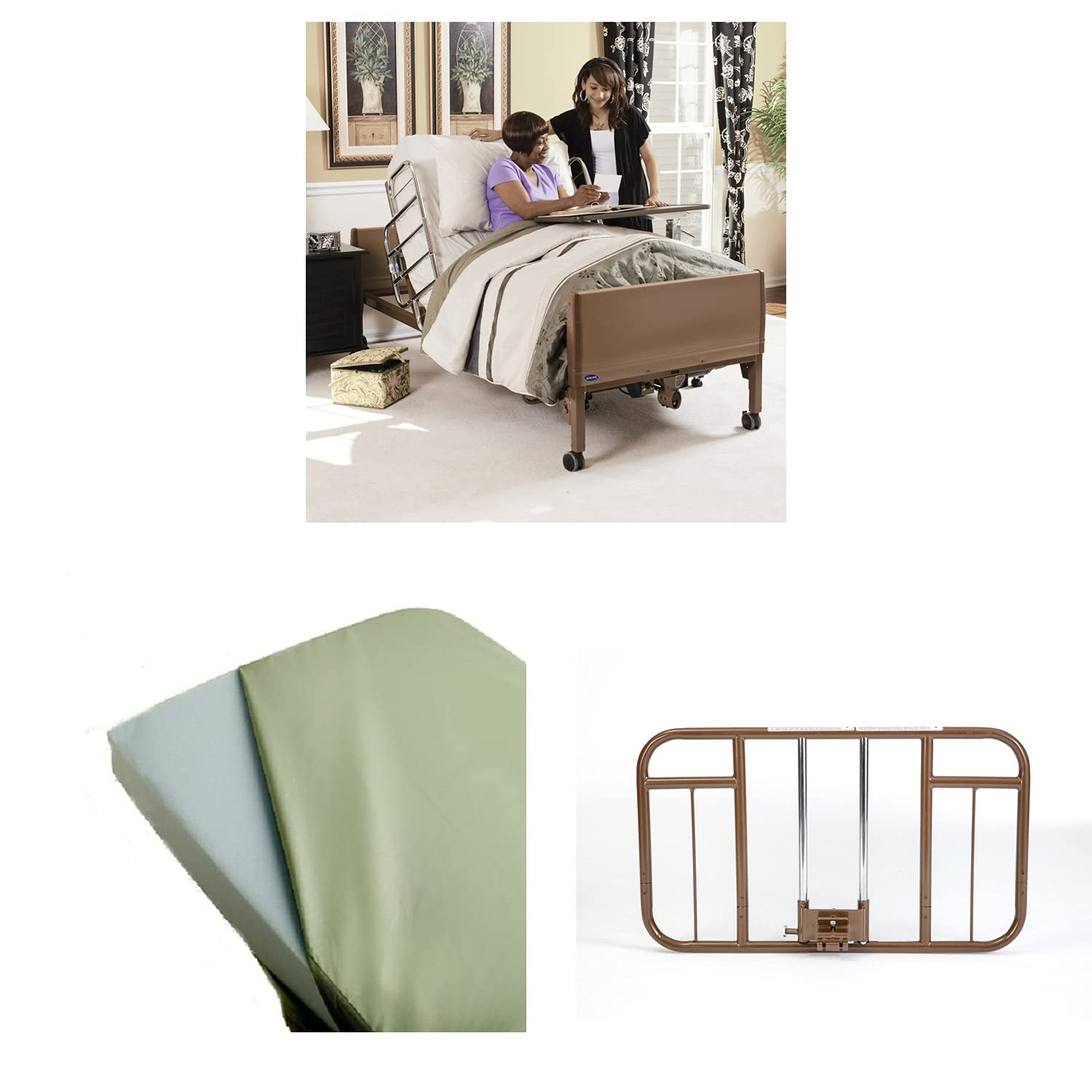 Invacare Homecare Bed | Full-Electric Hospital Bed for Home Use 23x36x88