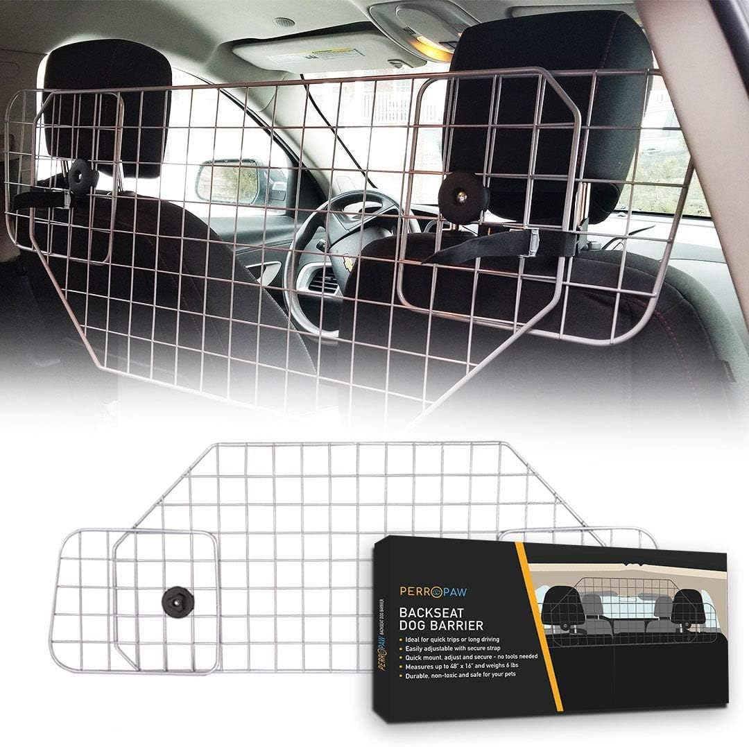 Dog Car Barriers for SUV - Adjustable Dog Gate for Car SUV or Other Vehicle, The Perfect Dog Dividers for SUV Adventurers