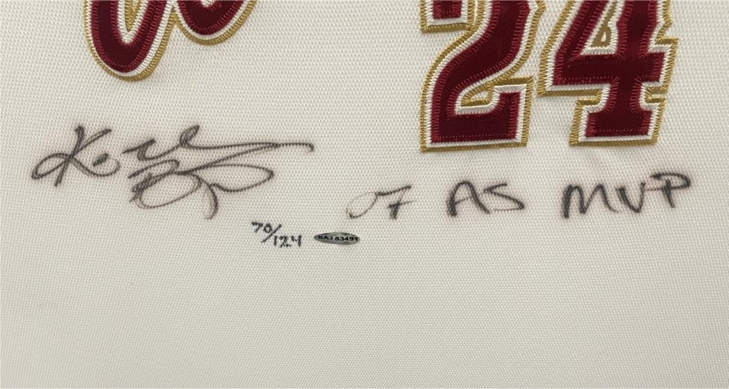 Kobe Bryant Signed Autographed All Star Jersey Lakers "07 AS MVP" 70/124 UDA