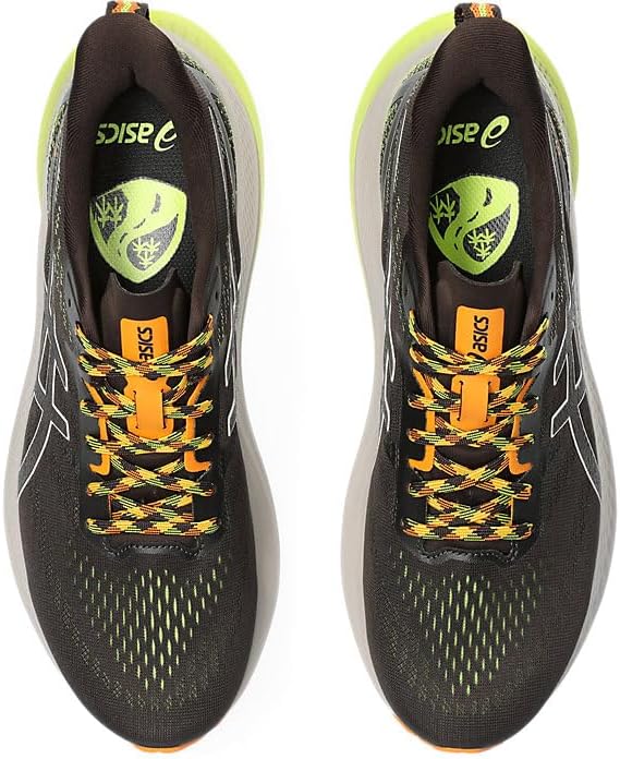 ASICS Men's GT-2000 12 Trail Running Shoes, 15, Nature Bathing/NEON Lime