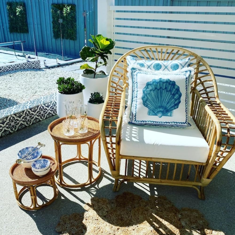 Rattan Side Table Table Set, Bedside Table Set, Minimalist Living Room Tables, Small Light Tables, End Table, Round Modern Coffee Table, Rattan Furniture, Coffee Table Nightstand for Living Room