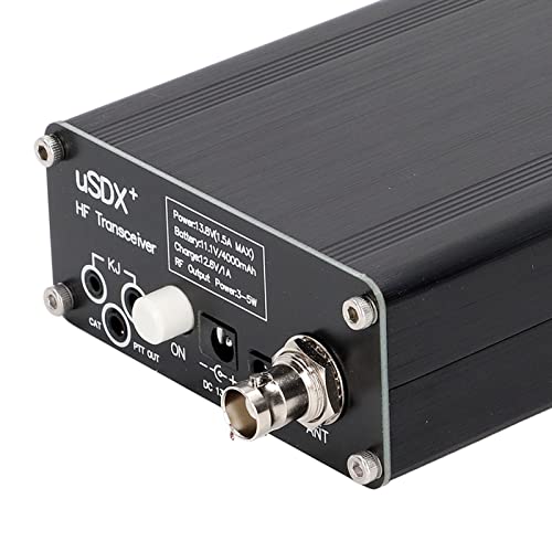 Radio Transceiver 8 Band Radio Transceiver LCD SDR Full Mode HF SSB QRP Transceiver with BNC Antenna Connector for Communication Distance HF Radio Transceiver QRP Transceiver(US standard 100-240v)