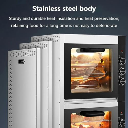 Batata Oven, Stainless Steel Sweet Potato Oven, Pizza Baking Machine, Sweet Pot Oven, 1400W/2800W, 360 ° Rotation, 0~90min Timer Function