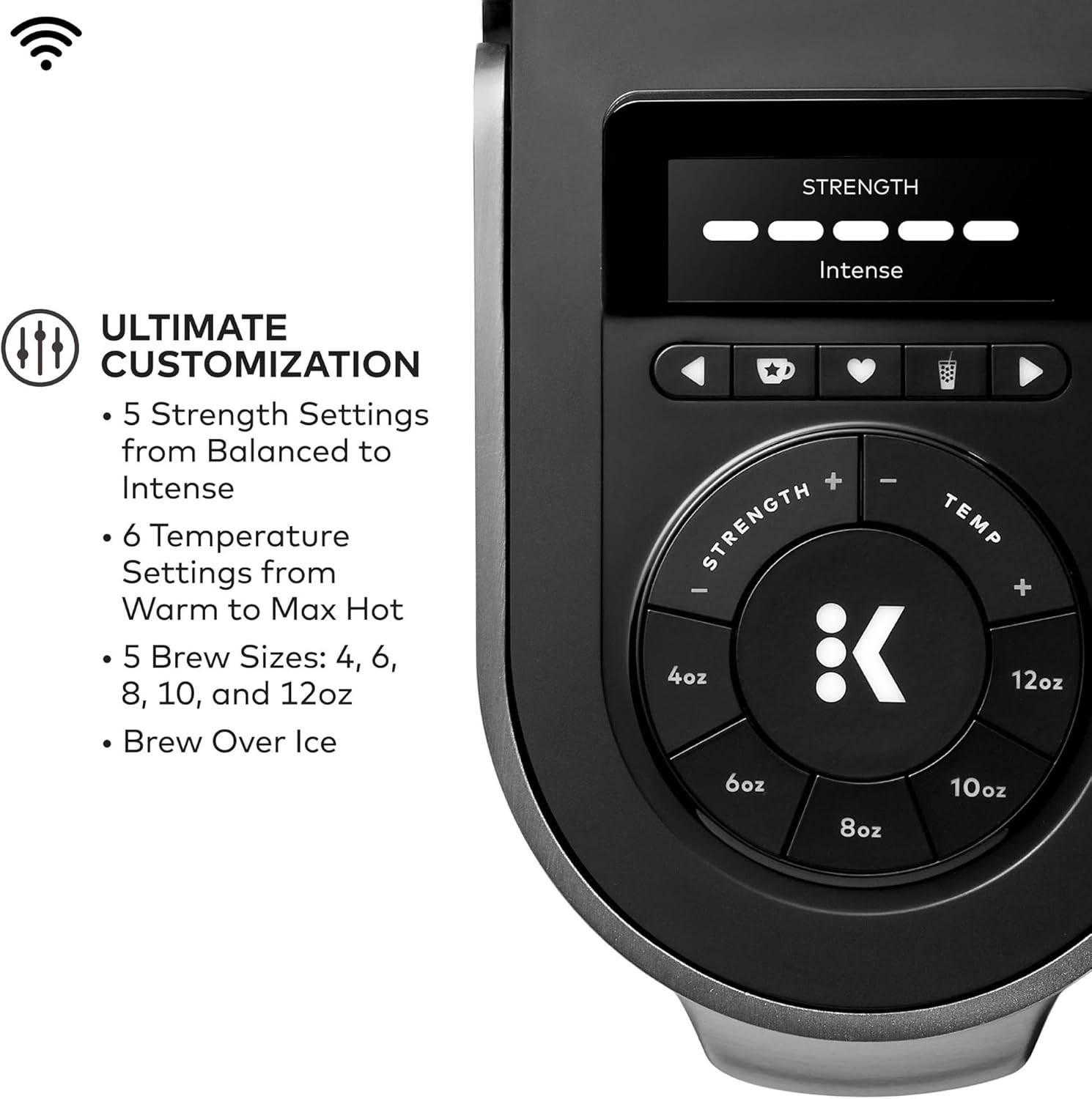Keurig® K-Supreme Plus SMART Single Serve K-Cup Pod Coffee Maker, Black