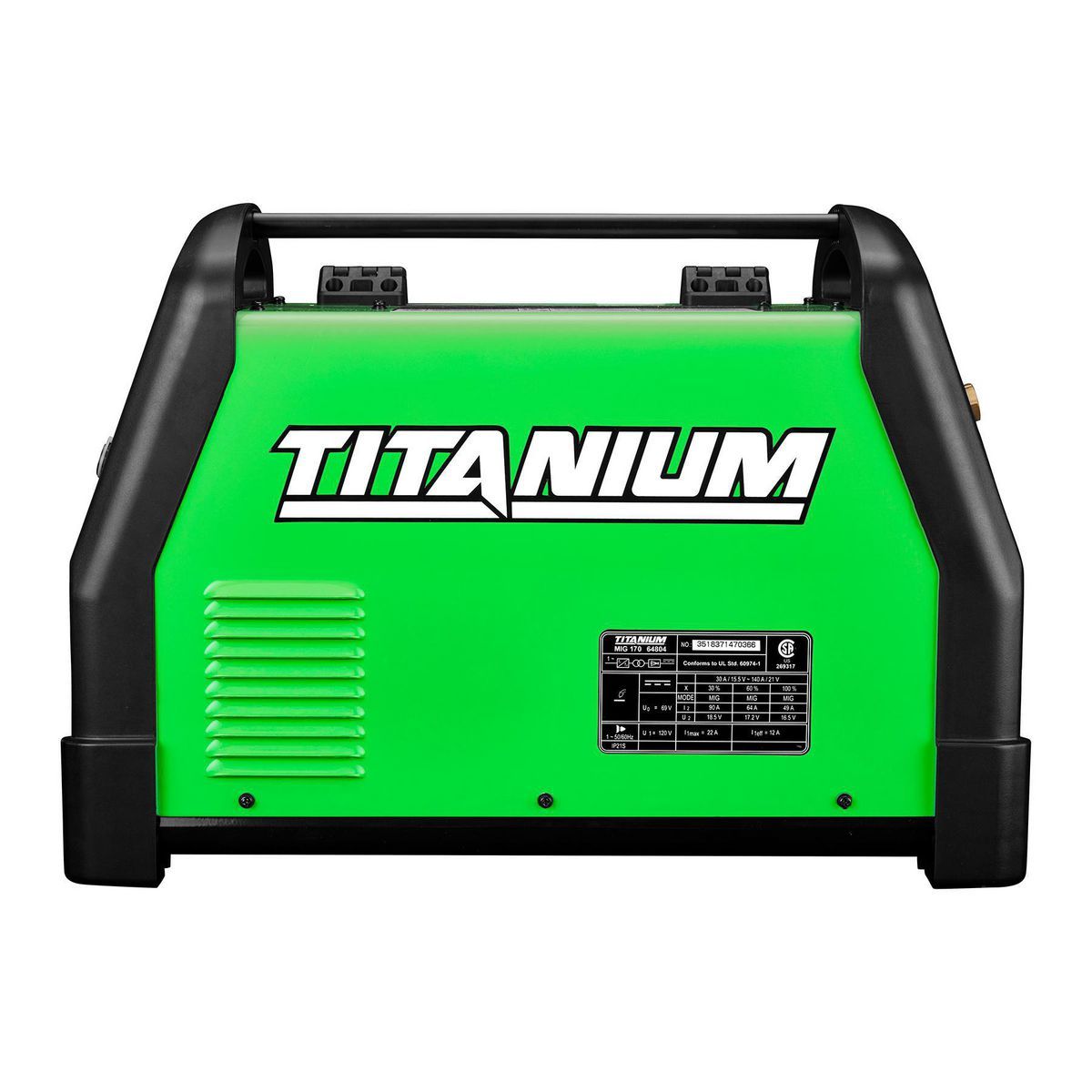 TITANIUM MIG 170 Professional Welder with 120/240V Input